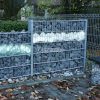 Glass Gabion Basket Wall