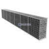 Glass Gabion Basket Wall