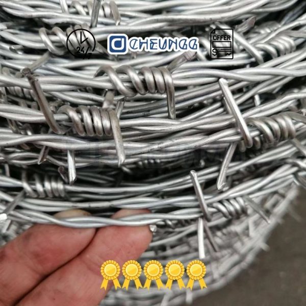 Zinc-Coated Barbed Fencing Wire | Factory Supplier China