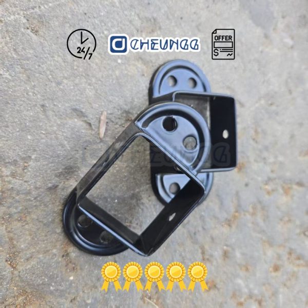 Black Metal Steel Fence Factory China -CHEUNGG STEEL