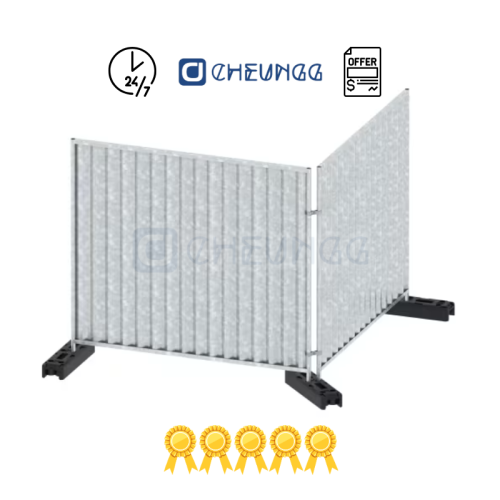 Site Hoarding Temporary Fence Panels Factory China