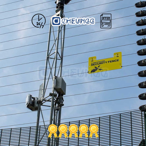 Anti Climb Clear View Fencing with Electric Fence Wholesale | Factory Supplier China