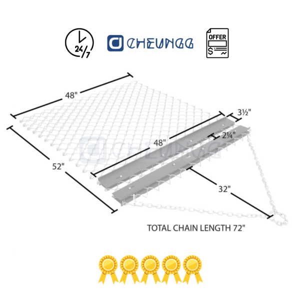Chain Link Drag Harrow Manufacturer & Supplier China | LIGHT DUTY Black Widow Drag Harrow